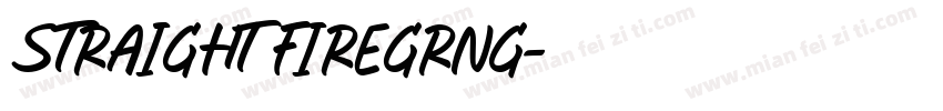 STRAIGHT FIREGRNG字体转换